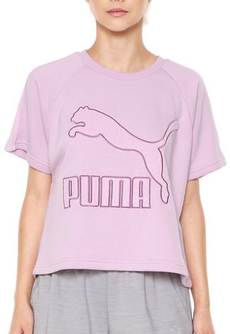 Camiseta Puma Downtown Structured Rosa