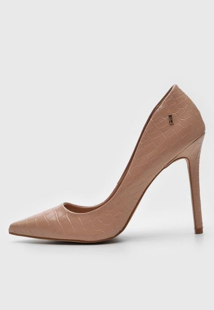 Scarpin Santa Lolla Croco Nude - Marca Santa Lolla