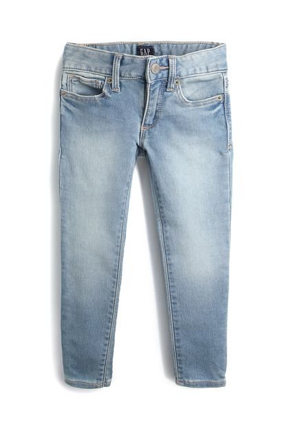 Calça Jeans GAP Menina Lisa Azul - Marca GAP