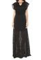 Vestido Malwee Longo Tela Preto - Marca Malwee