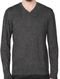 Sueter Ellus Masculino Tricot V-Neck Classic Grafite - Marca Ellus