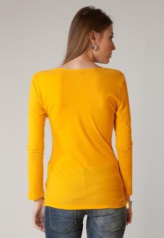 Blusa Slim Original Amarela