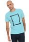 Camiseta Aramis Retângulos Azul - Marca Aramis