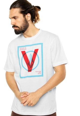 Camiseta Volcom V Entry Branca