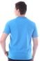 Camisa Polo Meia Malha Regular Com Bolso Azul Traymon CP0703 - Marca Traymon