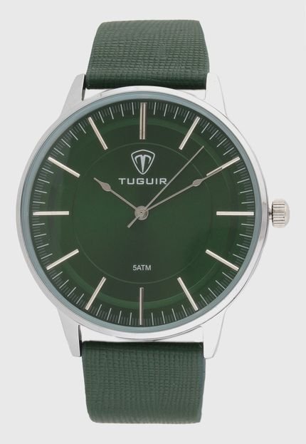 Relógio Tuguir 11505 Verde/Prata - Marca Tuguir