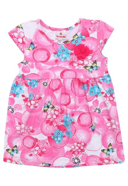 Vestido Brandili Floral Rosa - Marca Brandili