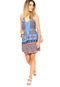 Vestido Roxy Curto Dance To The Beat Imp Azul - Marca Roxy