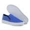 Sneaker Slip On Feminino Tênis Casual Versátil Sola Alta Flat Emborrachada Confortável Leve Azul Royal - Marca FRANCA GRIFFE