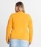 Blusão Feminino Plus Size Decote V Secret Glam Amarelo - Marca Secret Glam