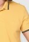 Camisa Polo Forum Reta Logo Amarelo - Marca Forum