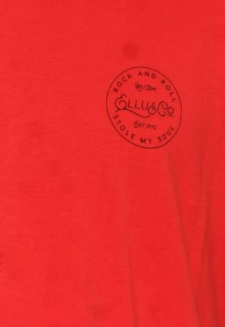 Camiseta Ellus Estampa Vermelho