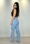 Calça Cargo Flare Jeans Trend - Marca Cia do Vestido