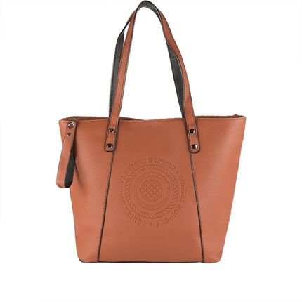 Bolsa Shopping Bag Grande Pagani Fashion Trend Caramelo - Marca PAGANI