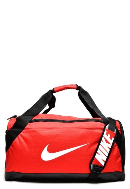 Bolsa Nike Brasilia Duffel Vermelha/Preta - Marca Nike