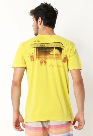 Camiseta Redley Logo Amarela