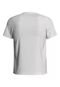 Kit Conjunto Camiseta Branca Estampada e Short Preto Liso Tactel - Marca Relaxado