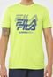 Camiseta Fila Run Print Verde - Marca Fila