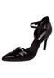 Scarpin Jorge Bischoff Bico Fino Semi Aberto Preto - Marca Jorge Bischoff