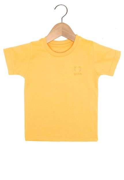 Camiseta Tigor T. Tigre Manga Curta Menino Amarelo - Marca Tigor T. Tigre