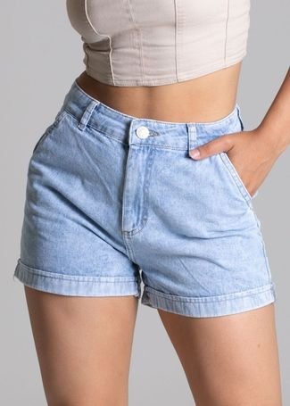 Shorts Jeans Sawary - 275757 - Azul - Sawary