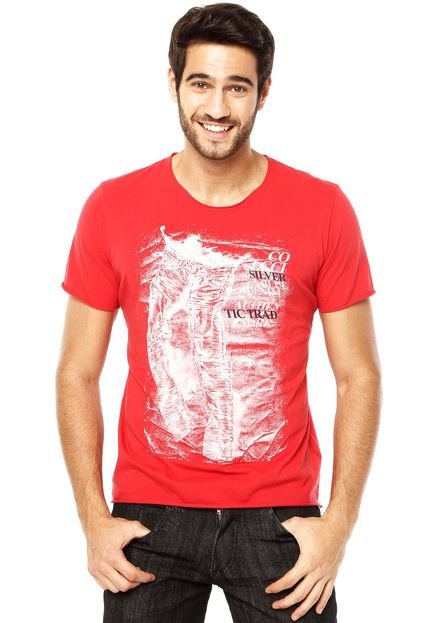 Camiseta Colcci Silver Vermelha - Marca Colcci