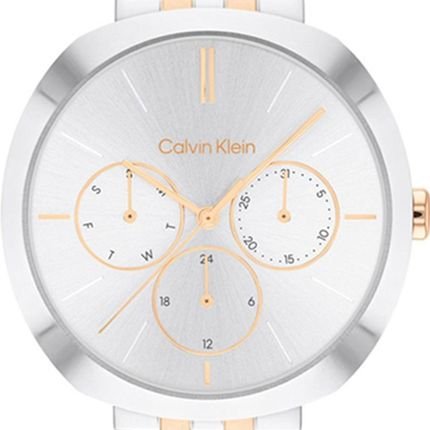 Relógio Calvin Klein Feminino Aço Prateado Rosé 25200337 - Marca Calvin Klein