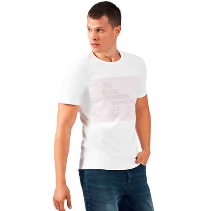 Camiseta Acostamento Lines IN23 Off White Masculino - Marca Acostamento