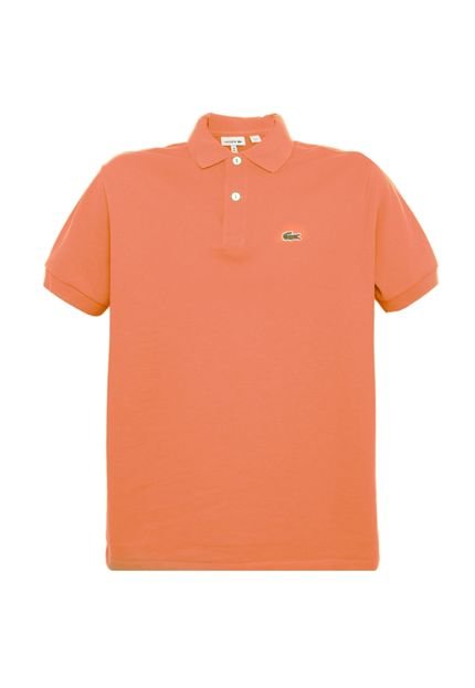 Camisa Polo Lacoste Logo Infantil Laranja - Marca Lacoste