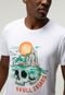 Camiseta Jack & Jones Ilha Caveira Branca - Marca Jack & Jones