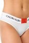 Kit 2Pçs Calvin Klein Underwear Tanga Lettering Branco - Marca Calvin Klein Underwear