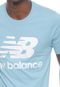 Camiseta New Balance Logo Colors Azul - Marca New Balance