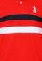 Camisa Polo Squadrow Faixas Vermelha - Marca Squadrow