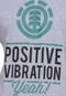 Camiseta Element Positive Vibration Cinza - Marca Element