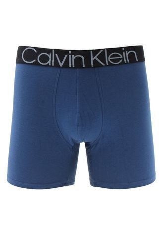 Cueca Calvin Klein Underwear Boxer Logo Azul