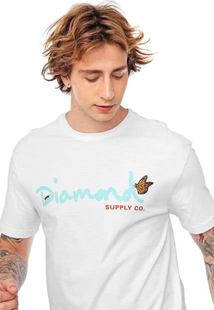 Camiseta Diamond Supply Co Paradise Branca - Marca Diamond Supply Co