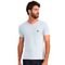Camiseta Acostamento Gola V Basic VE24 Branco Masculino - Marca Acostamento