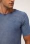 Camiseta Tricot Algodão Tricoport Lisa Azul - Marca Tricoport