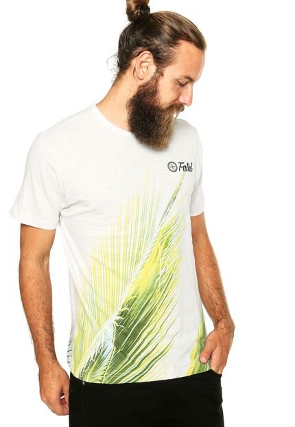 Camiseta Fatal Flamê Bege - Marca Fatal Surf