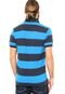 Camisa Polo Tommy Hilfiger Listras Azul - Marca Tommy Hilfiger