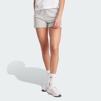 Adidas Shorts Moletinho Estampado Monograma Essentials