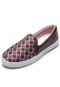 Slip On Capodarte Monograma Vinho - Marca Capodarte