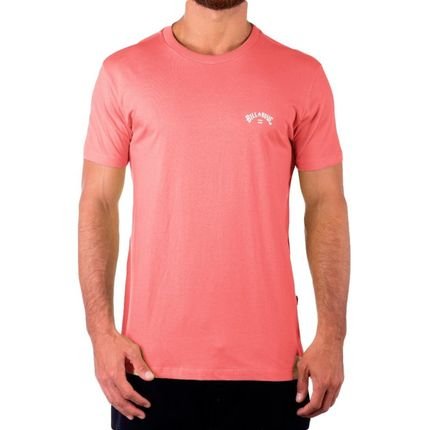 Camiseta Billabong Small Arch SM23 Masculina Rosa - Marca Billabong