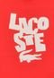 Camiseta Lacoste Kids Manga Curta Menino Vermelha - Marca Lacoste Kids