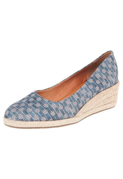 Scarpin Vivier Espadrille Azul - Marca Vivier