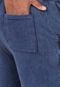 Bermuda Calvin Klein Jeans Reta Amarração Azul-Marinho - Marca Calvin Klein Jeans