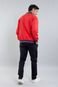 Jaqueta Masculina Bomber em Nylon na Cor Vermelha com Zíper e Bolsos Casual - Marca Dialogo Jeans