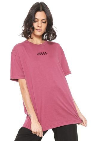 Camiseta Vans Overtime Out Rosa