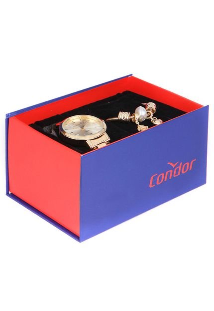 Kit 2pçs Relógio Condor CO2035FAK/K4X Dourado - Marca Condor