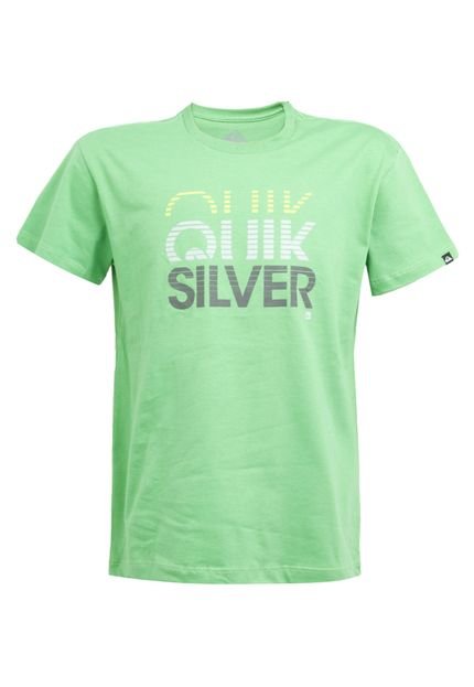 Camiseta Quiksilver Juvenil Ride Along Shamr Verde - Marca Quiksilver